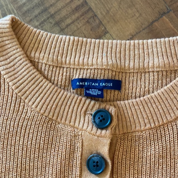 American Eagle Varsity Henley Sweater - Picture 3 of 4